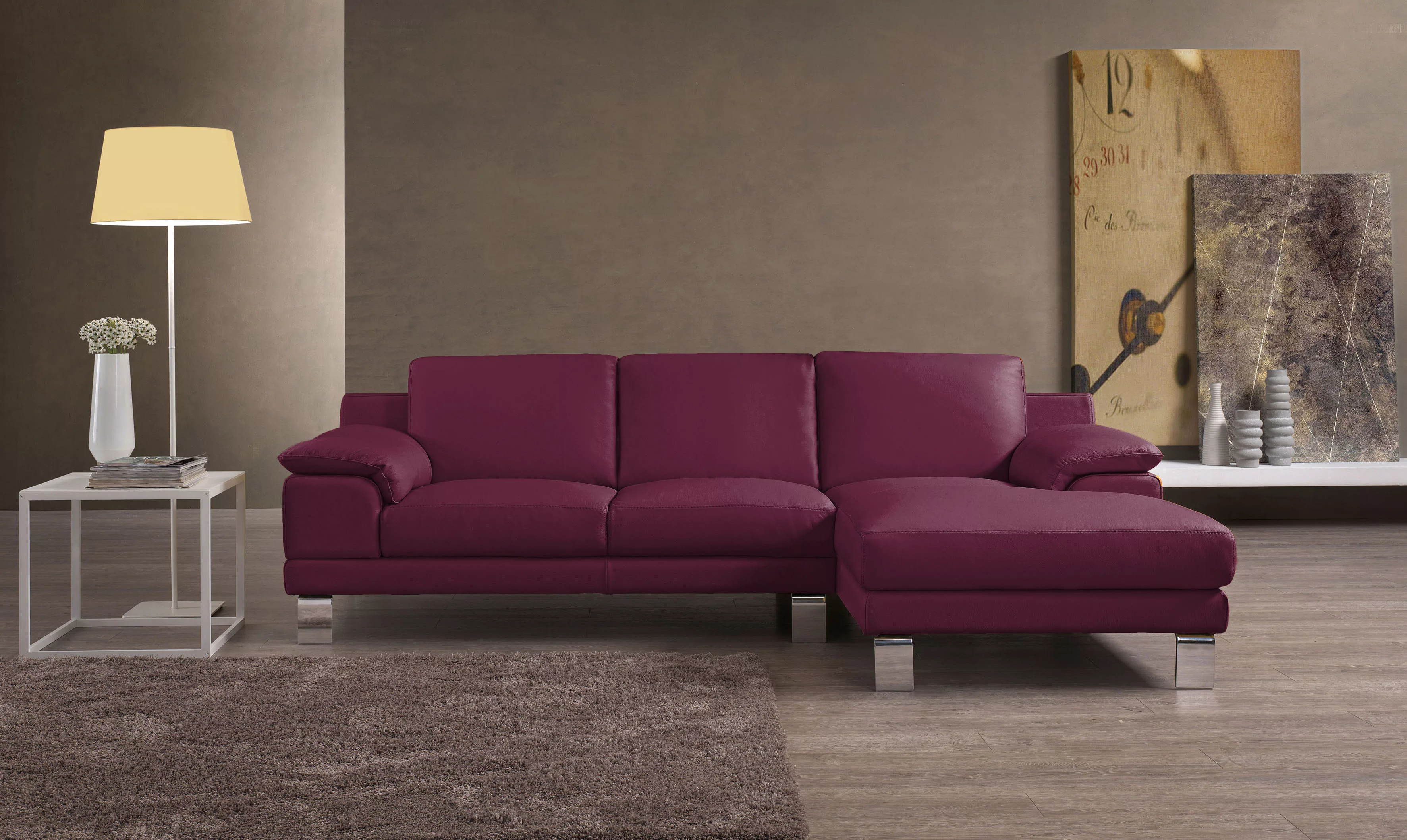 Egoitaliano Ecksofa »Shakira, Design und super Sitzkomfort auf hohem Niveau günstig online kaufen