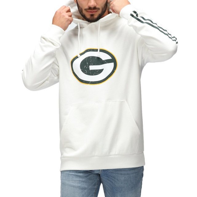 Recovered Kapuzenpullover Re:covered NFL Green Bay Packers ecru günstig online kaufen