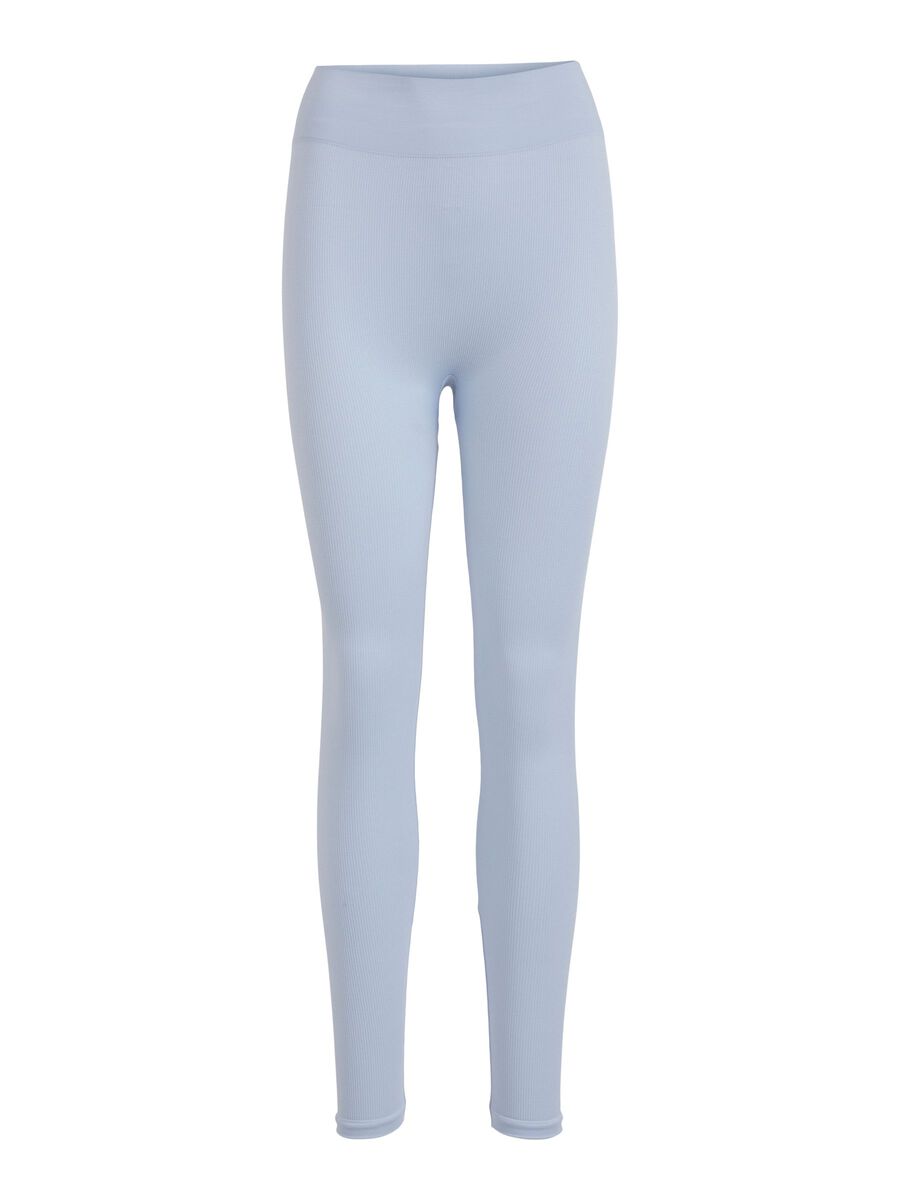 VILA High Waist Slim Fit Leggings Damen Blau günstig online kaufen