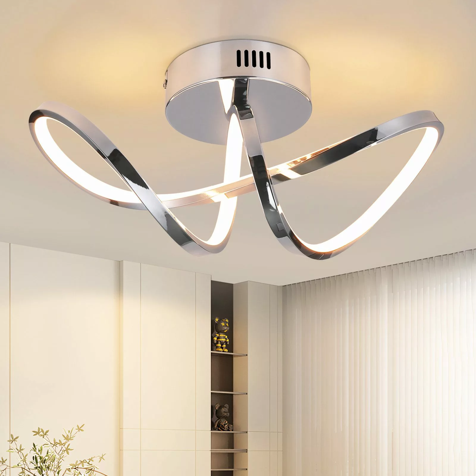 ZMH LED Deckenleuchte Wohnzimmer Modern 12W günstig online kaufen