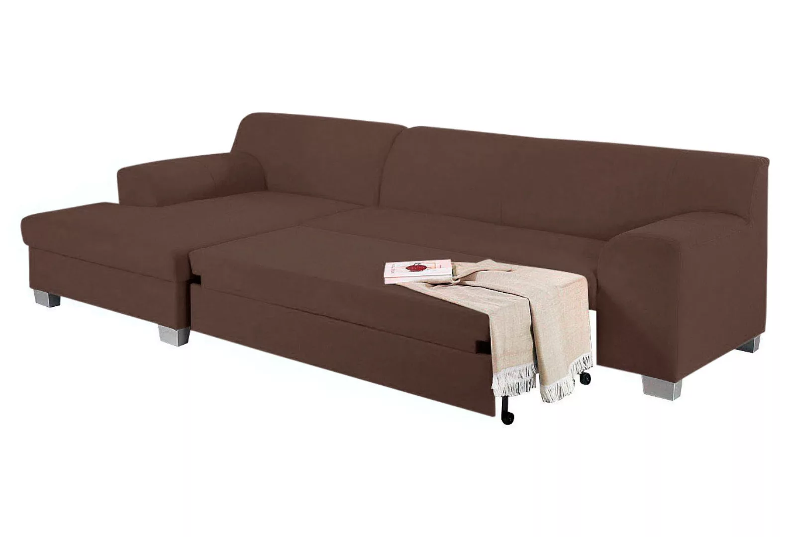 DOMO collection Ecksofa Amando L-Form, wahlweise mit Bettfunktion günstig online kaufen