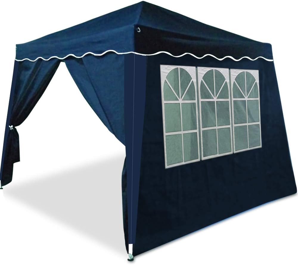 Faltpavillon Capri Blau 3x3m inkl 4 Seitenwänden günstig online kaufen