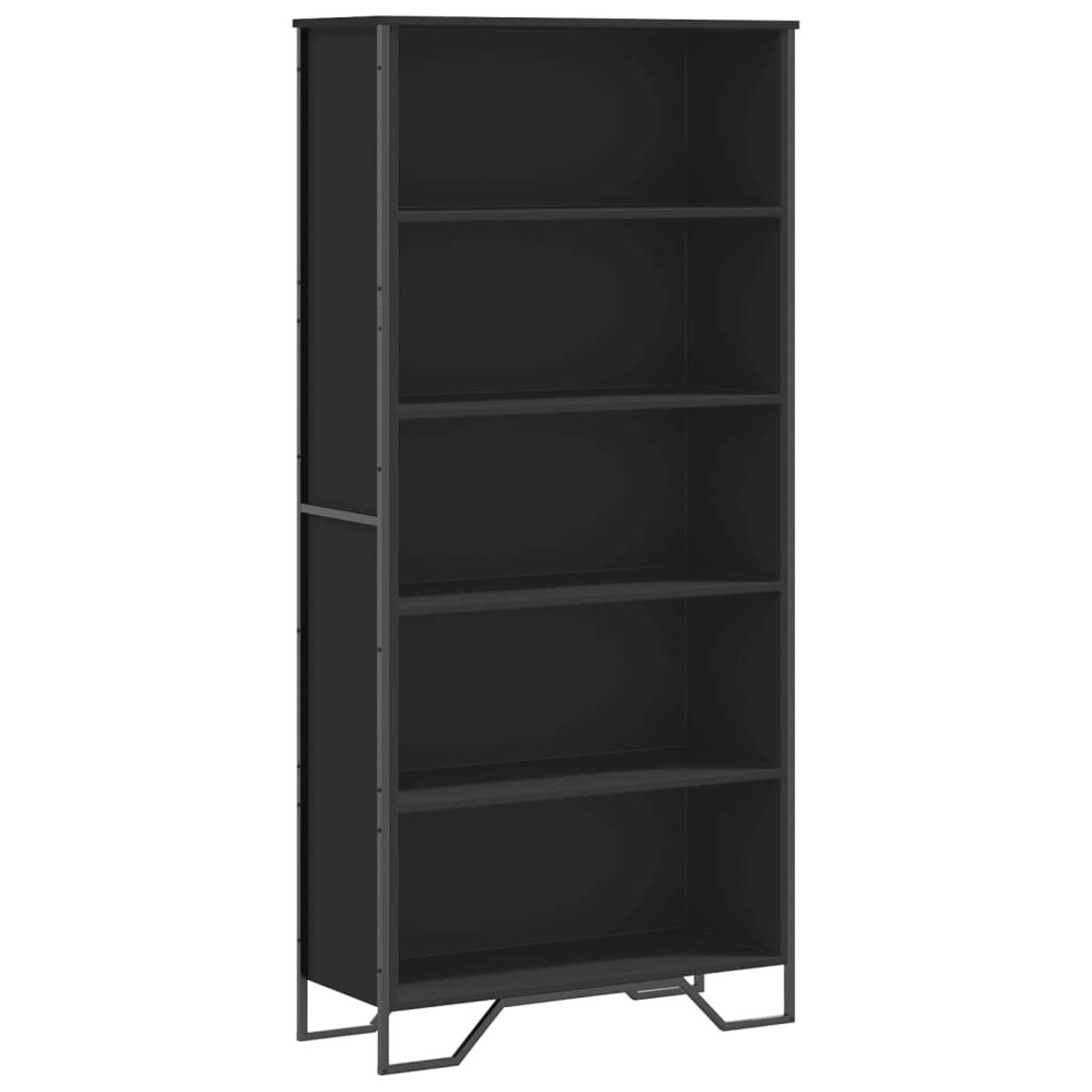 vidaXL Bücherregal Schwarz 80x31x169 cm Holzwerkstoff günstig online kaufen