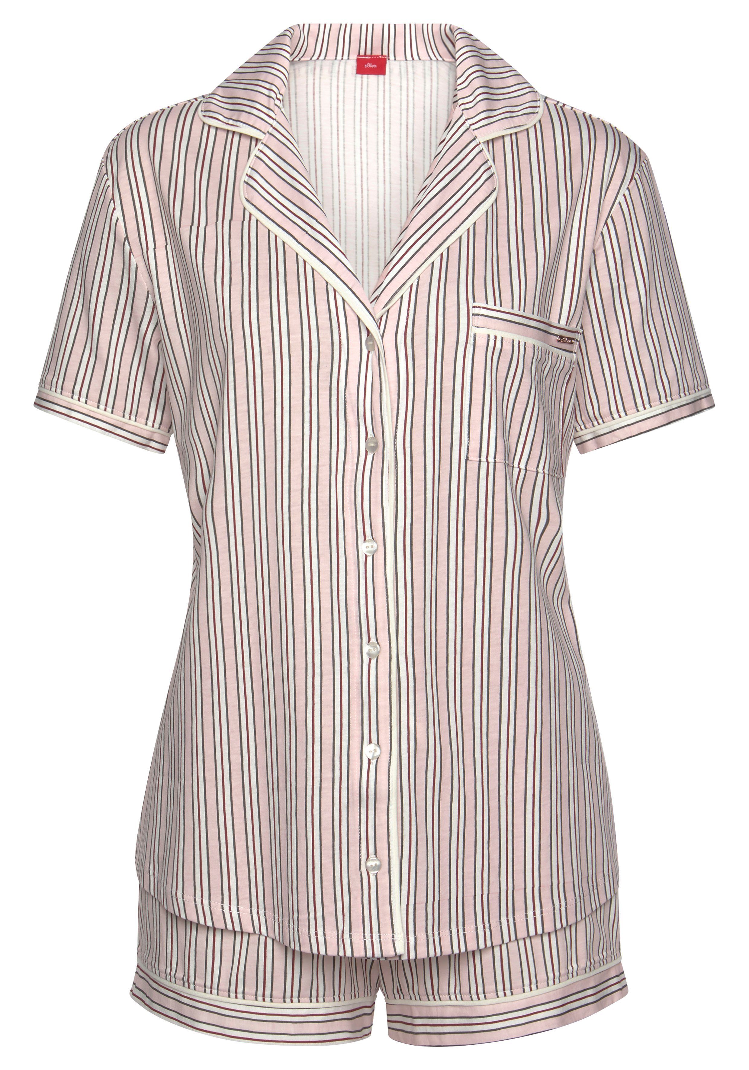 s.Oliver Shorty, (2 tlg.), mit Allover-Druck günstig online kaufen