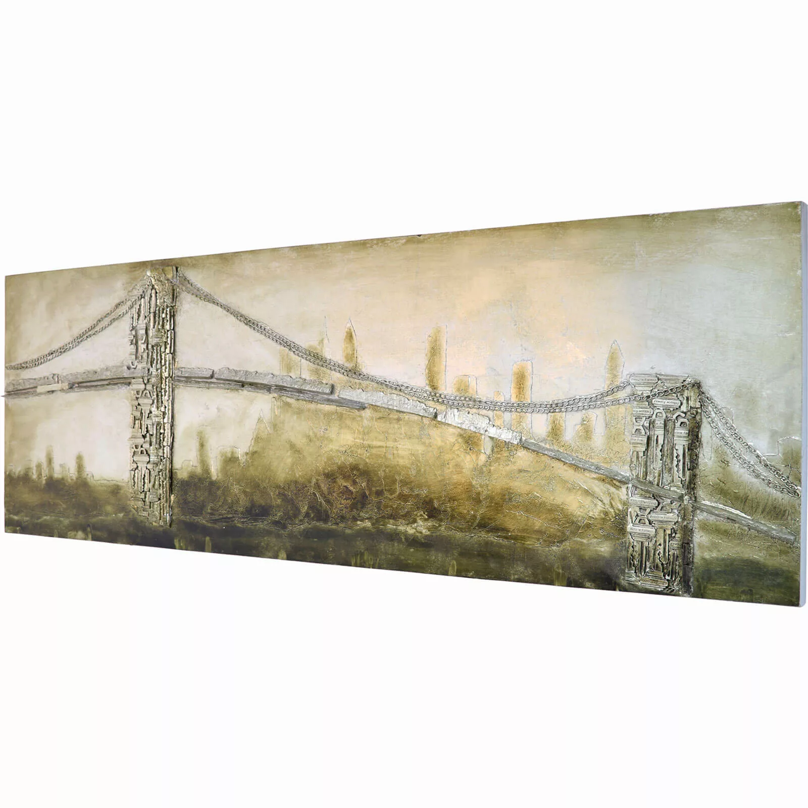 3D Bild Brooklyn Bridge Wandbild 160 x 55 cm günstig online kaufen