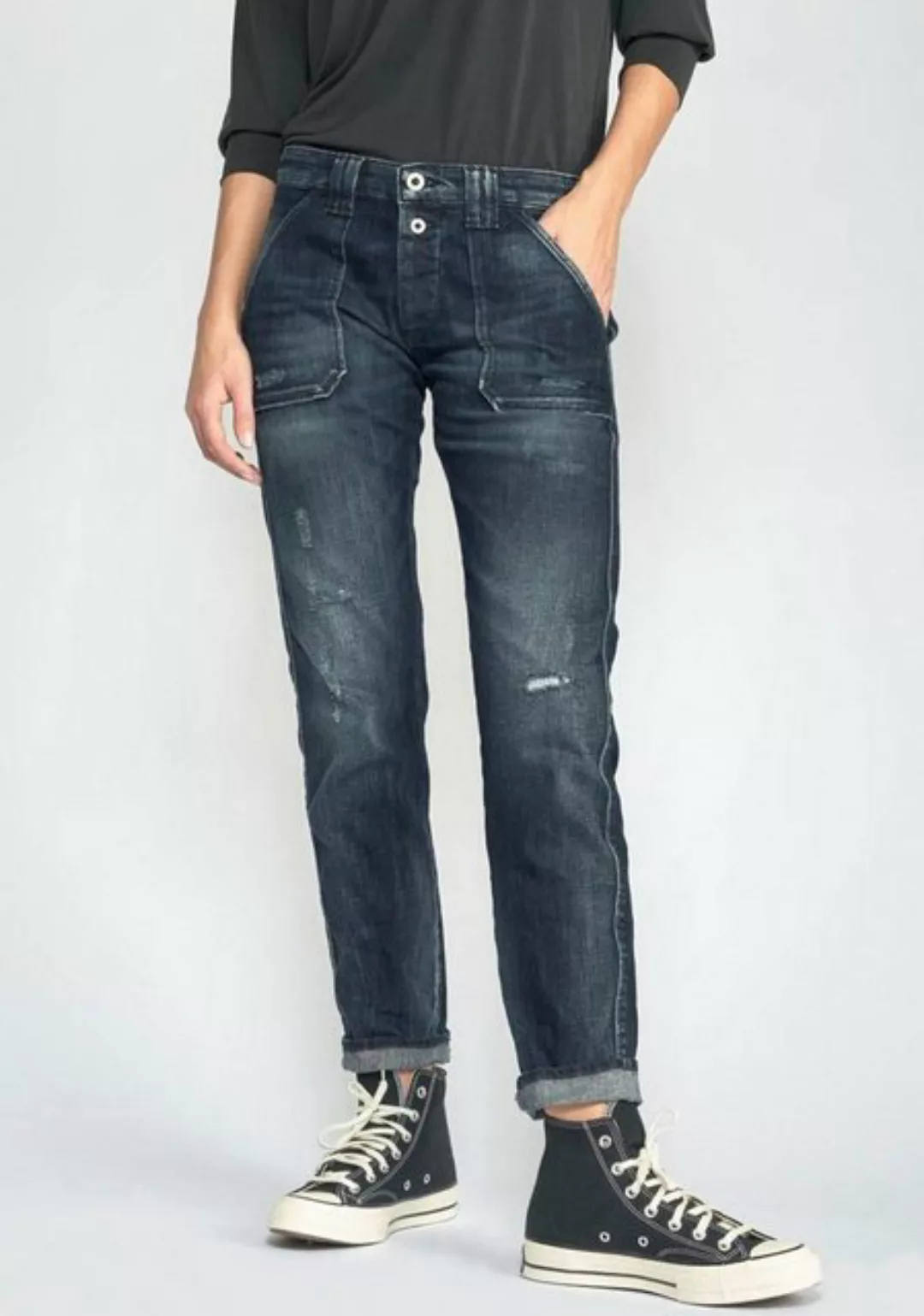 Le Temps Des Cerises Boyfriend-Jeans 200/43 Boyfit midwaist mit leichten De günstig online kaufen