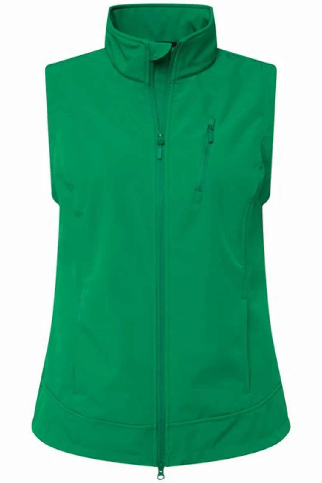 Ulla Popken Steppweste Softshellweste Fleecefutter 2-Wege-Zipper günstig online kaufen