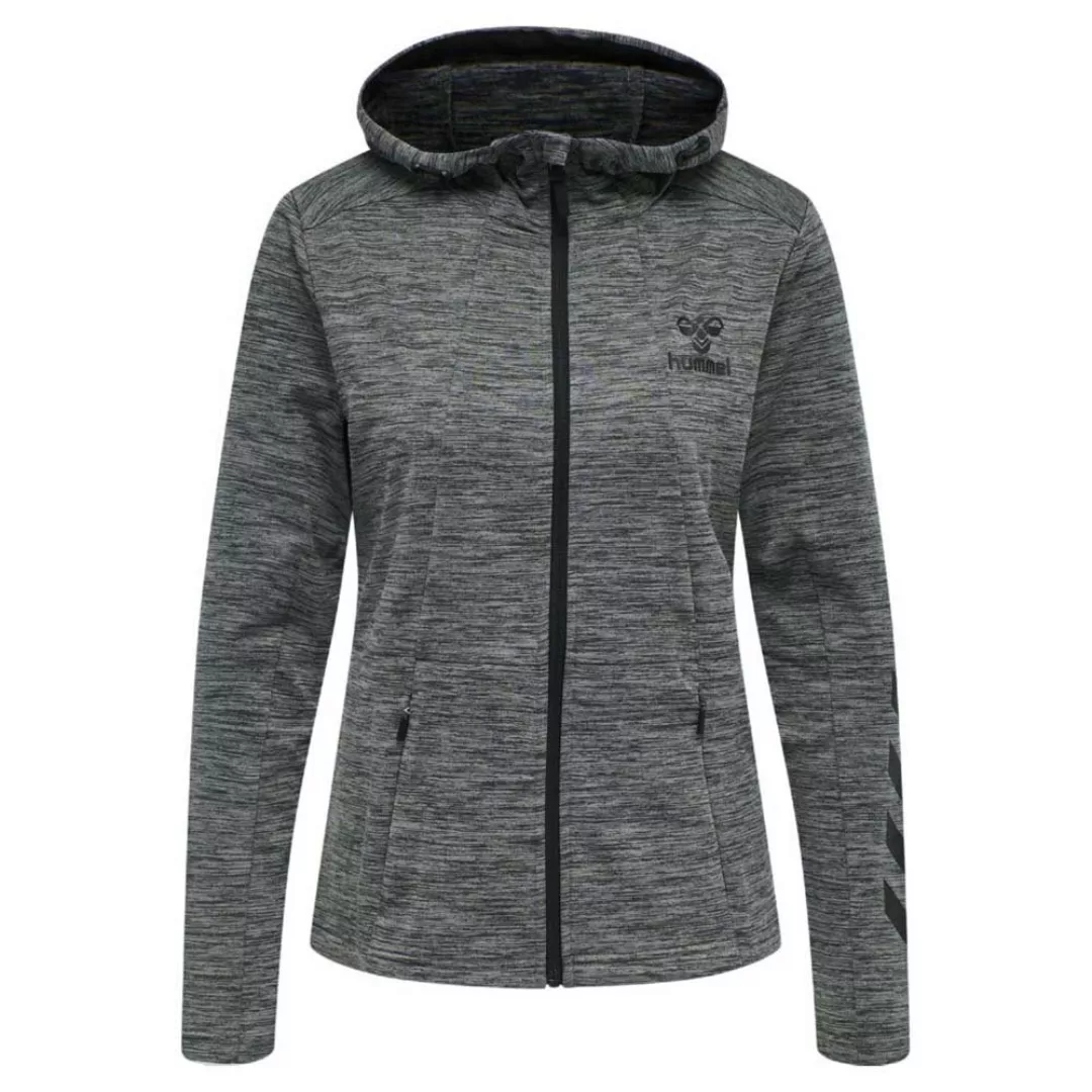 Hummel Selby Sweatshirt Mit Reißverschluss M Dark Grey Melange günstig online kaufen