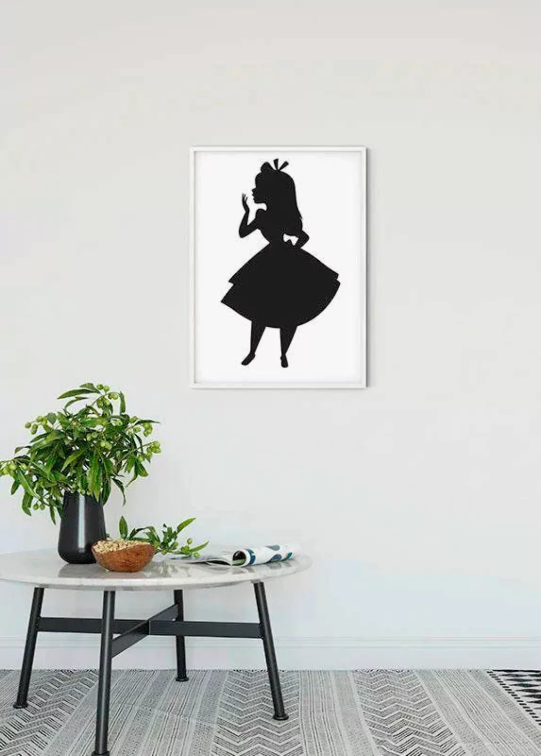 Komar Poster »Alice Silhouette«, Disney, (1 St.) günstig online kaufen