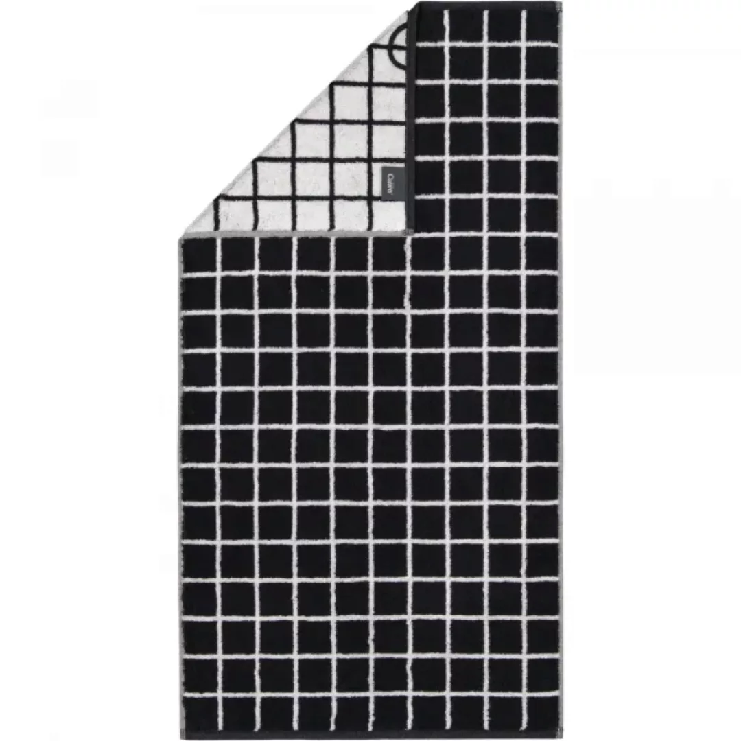 Cawö Handtücher Zoom Karo 123 platin - 76 Handtücher grau Gr. 50 x 100 günstig online kaufen