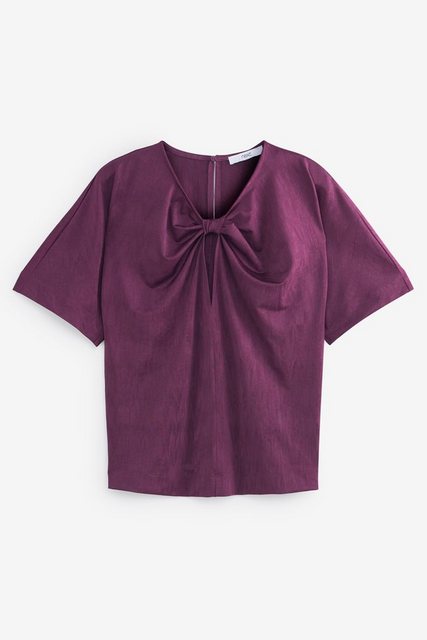 Next Shirtbluse Langärmliges Shirt mit Knoten (1-tlg) günstig online kaufen