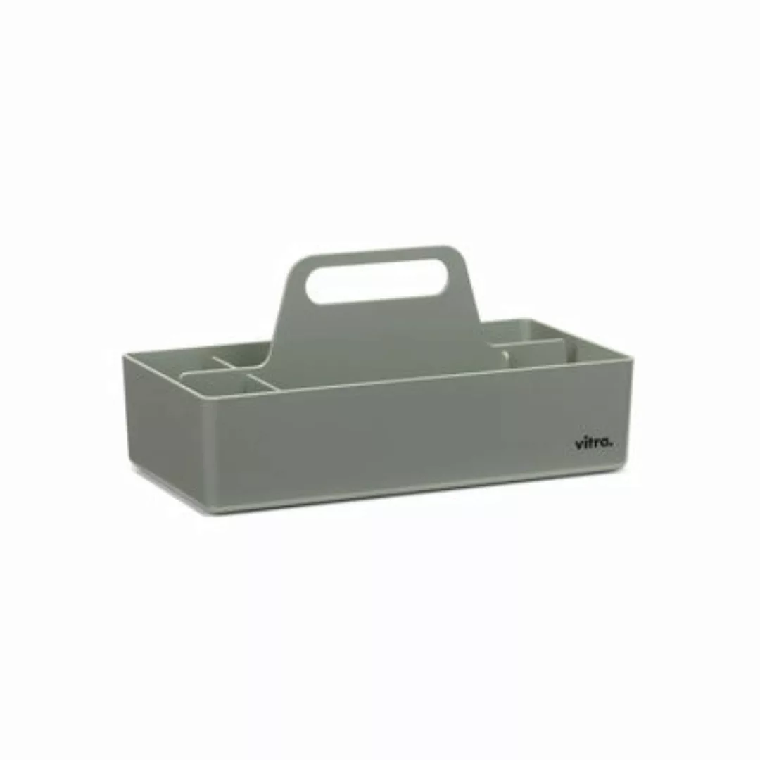 Aufbewahrungsbehälter Toolbox RE plastikmaterial grau / Recycelt - In Fäche günstig online kaufen