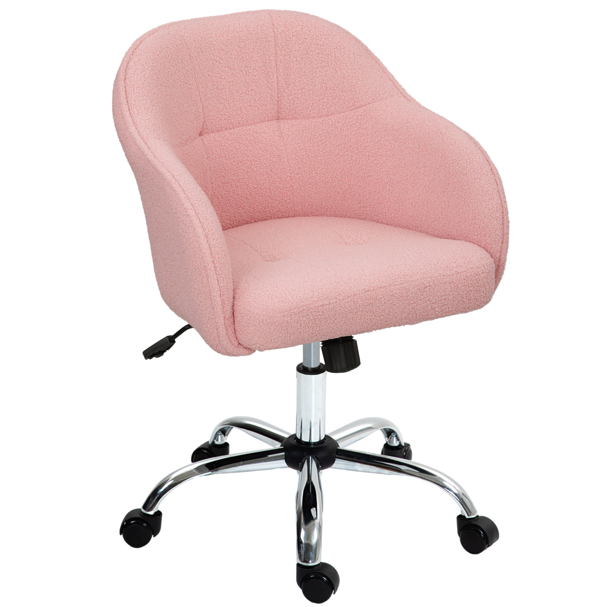 HOMCOM Homeoffice Stuhl, Ergonomisch Schreibtischstuhl Drehstuhl Höhenverst günstig online kaufen
