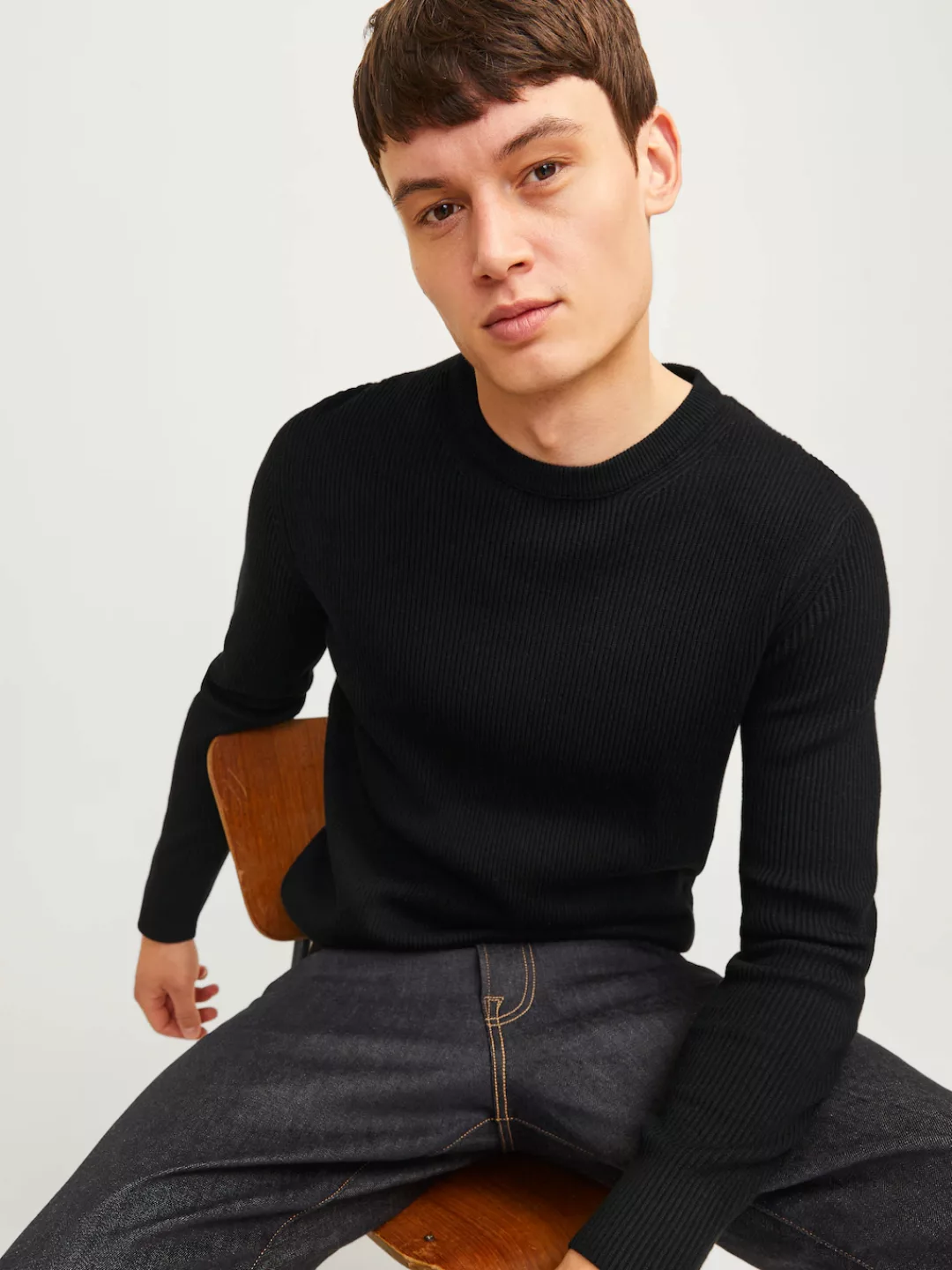 Jack & Jones Rundhalspullover "JJEPERFECT KNIT CREW NECK SN" günstig online kaufen