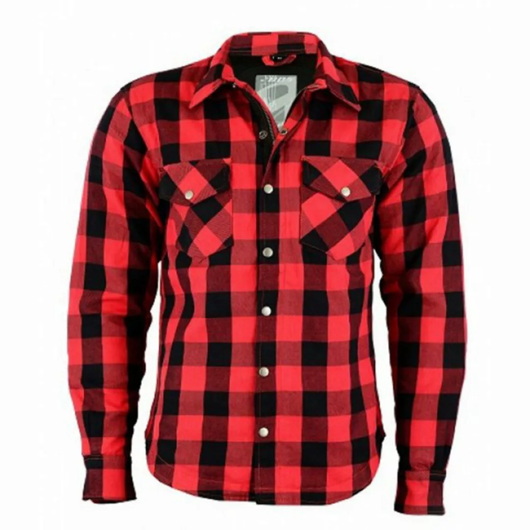 BOS Motorradjacke Lumber Jacket - rot günstig online kaufen