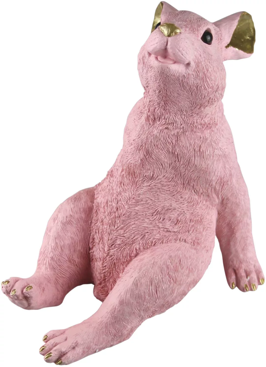 AM Design Dekofigur "Hase "Sternengucker"", Osterdeko aus Polyresin, in ros günstig online kaufen