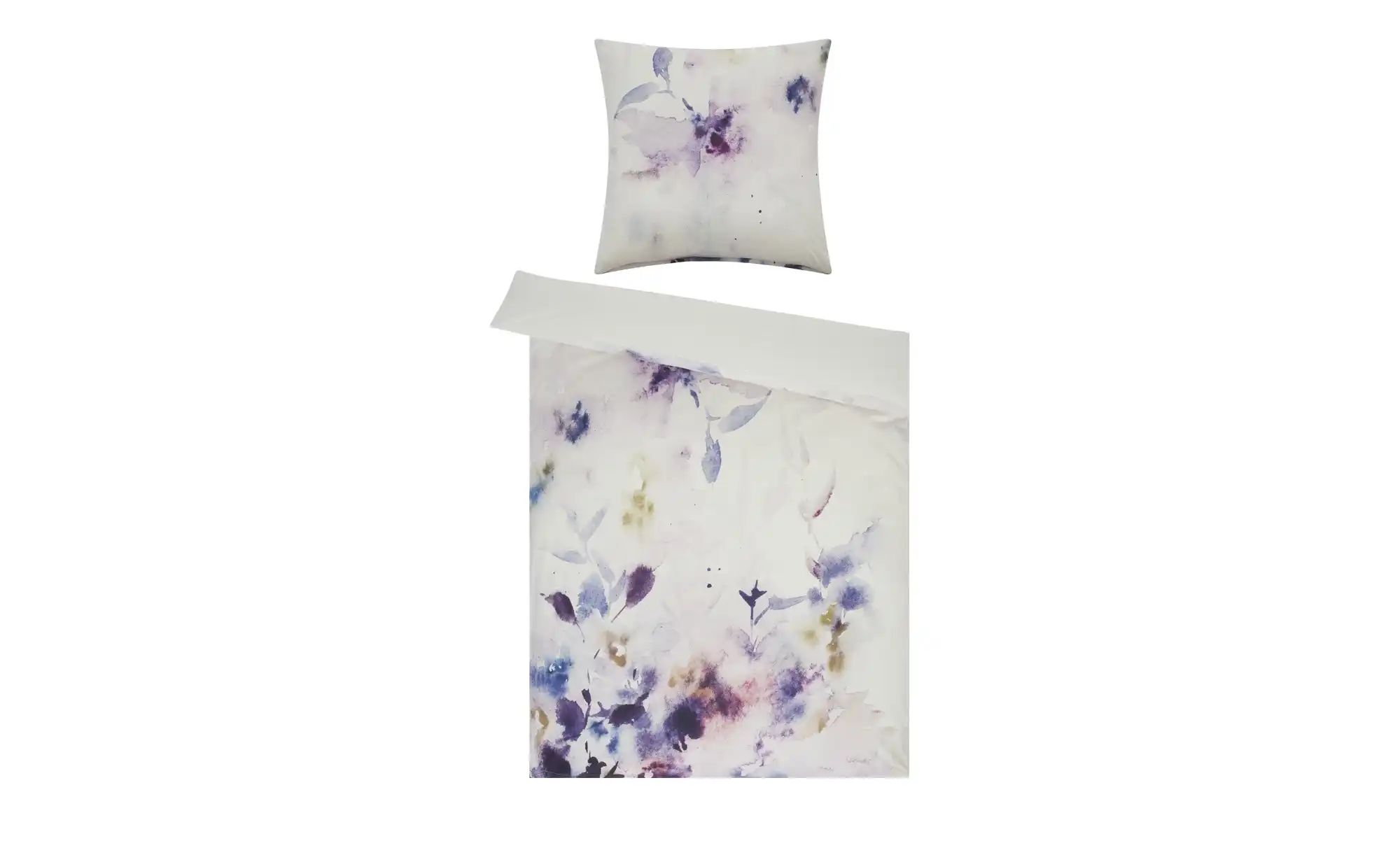 Como Green Renforcé Bettwäsche  Floral Dreams ¦ lila/violett ¦ Maße (cm): B günstig online kaufen