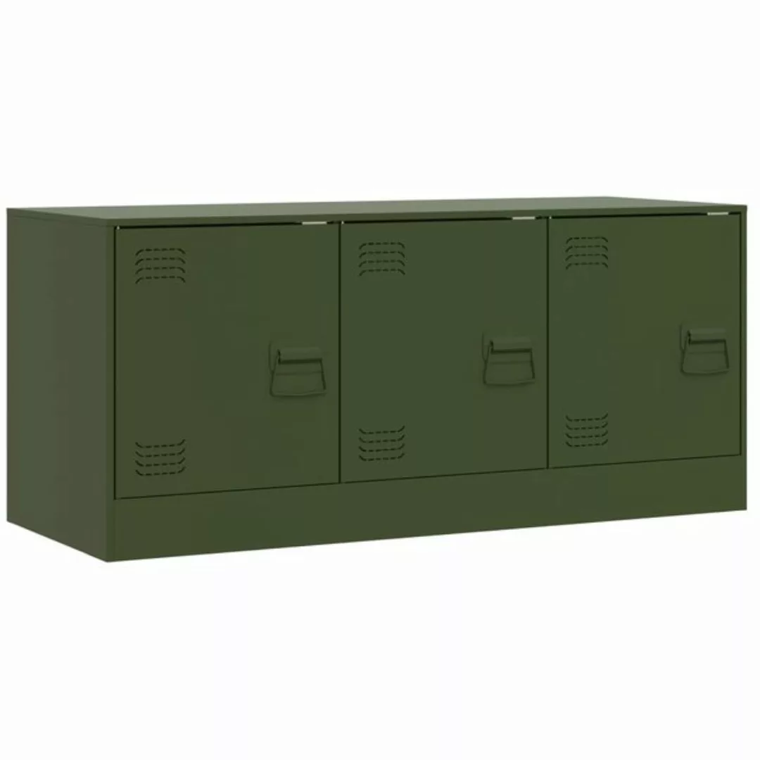 vidaXL TV-Schrank TV-Schrank Olivgrün 99x39x44 cm Stahl (1-St) günstig online kaufen