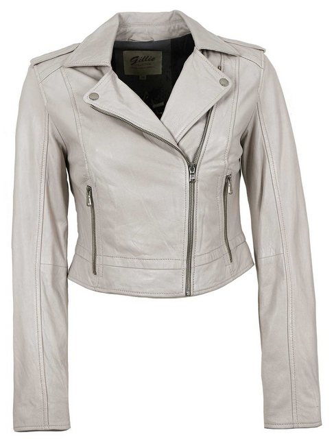 J. Gillie Lederjacke Bikerjacke / Bikerstyle günstig online kaufen