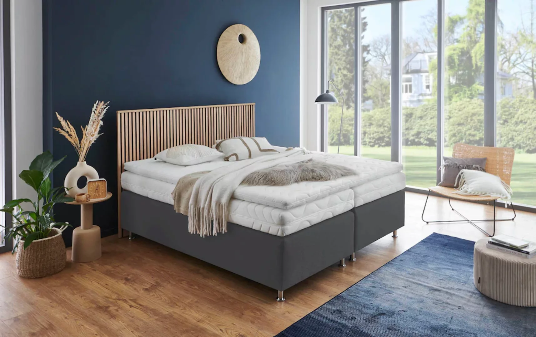 Westfalia Schlafkomfort Boxspringbett »Quercus«, wahlweise mit LED-Beluchtu günstig online kaufen