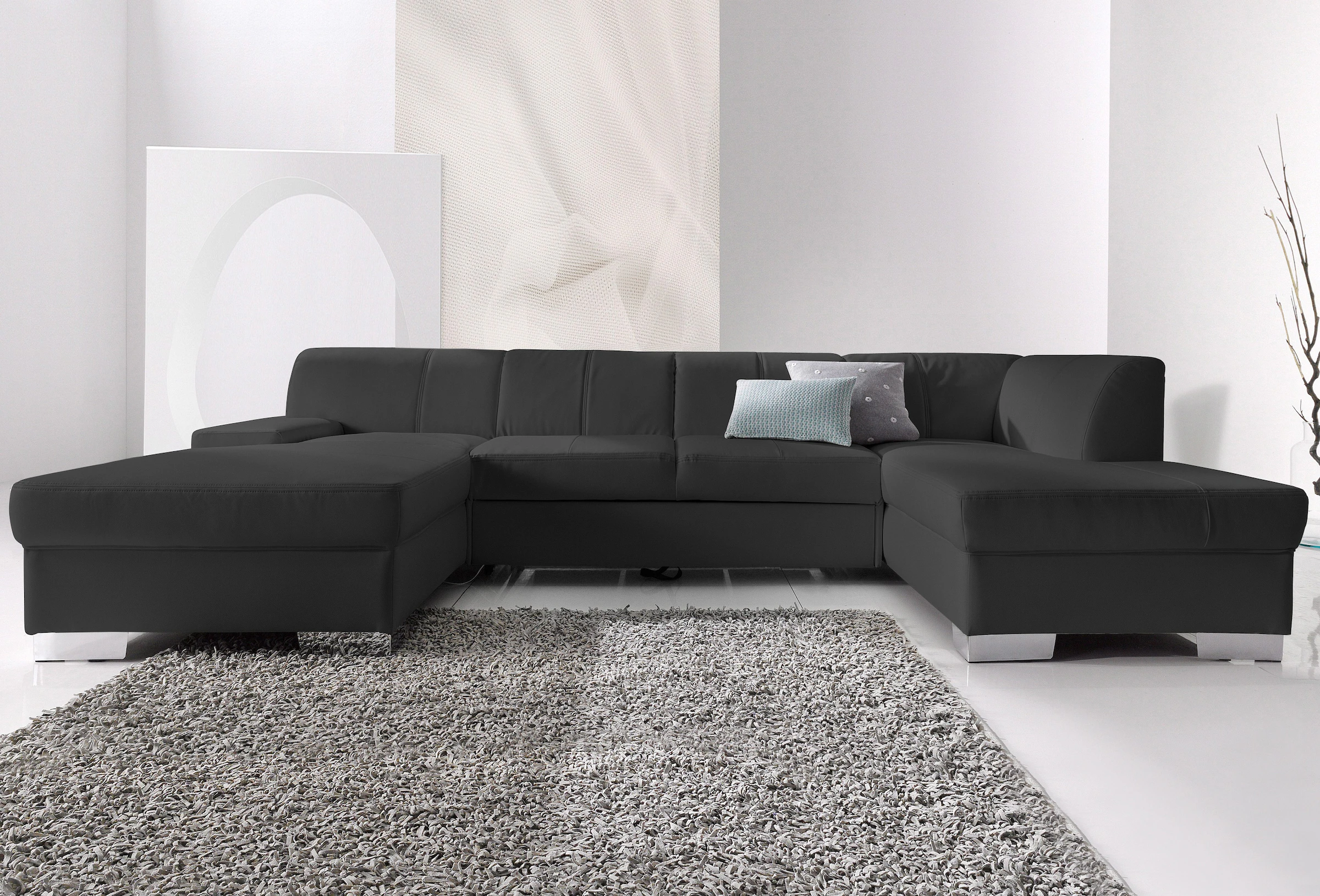 DOMO collection Wohnlandschaft "Star, zeitlose Formensprache, elegante Opti günstig online kaufen