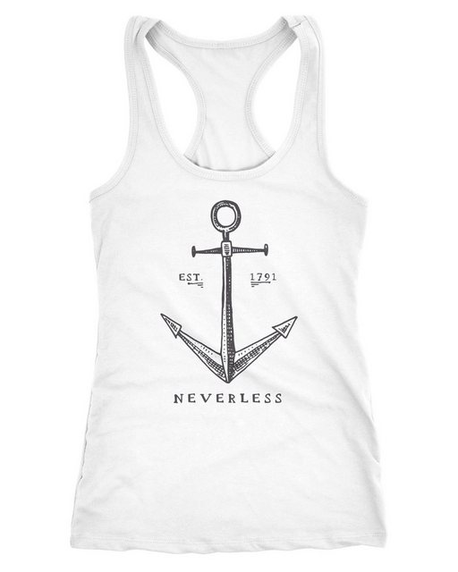 Neverless Tanktop Damen Tank-Top Anker Racerback Neverless® günstig online kaufen