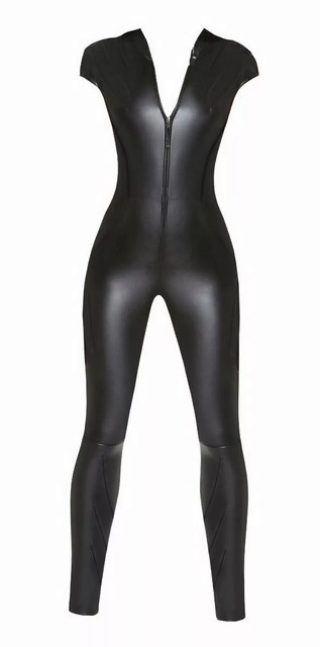 Bas Bleu Overall in Leder-Optik, Overall Bodysuit Einteiler Jumpsuit Wetloo günstig online kaufen