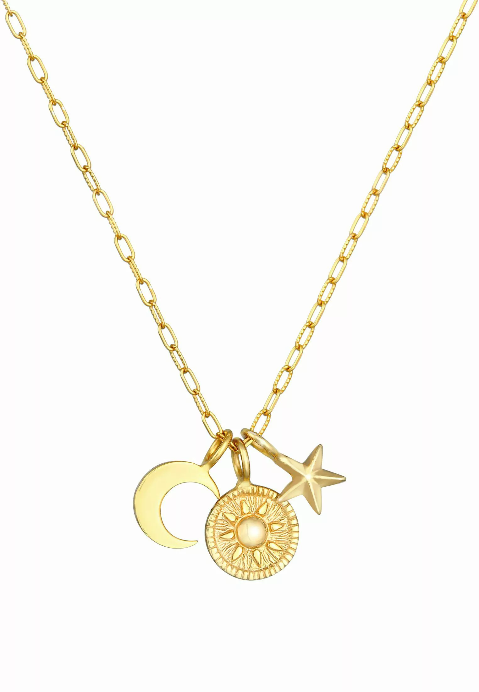 Elli Kette mit Anhänger Sonne Mond günstig online kaufen