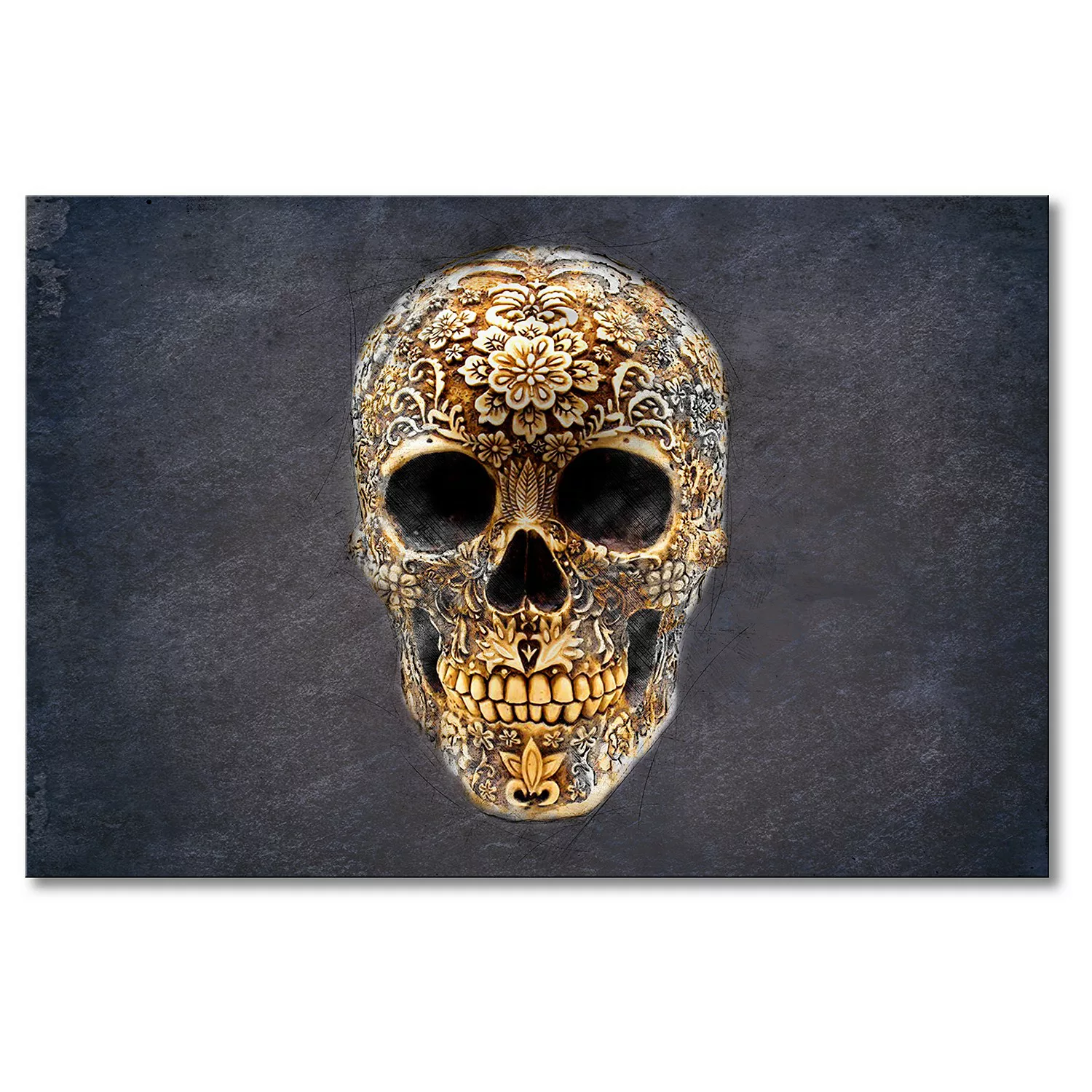 home24 Wandbild Happy Skull günstig online kaufen