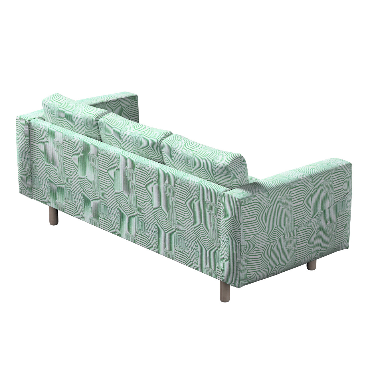 Bezug für Norsborg 3-Sitzer Sofa, mintgrün-ecru, Norsborg 3-Sitzer Sofabezu günstig online kaufen