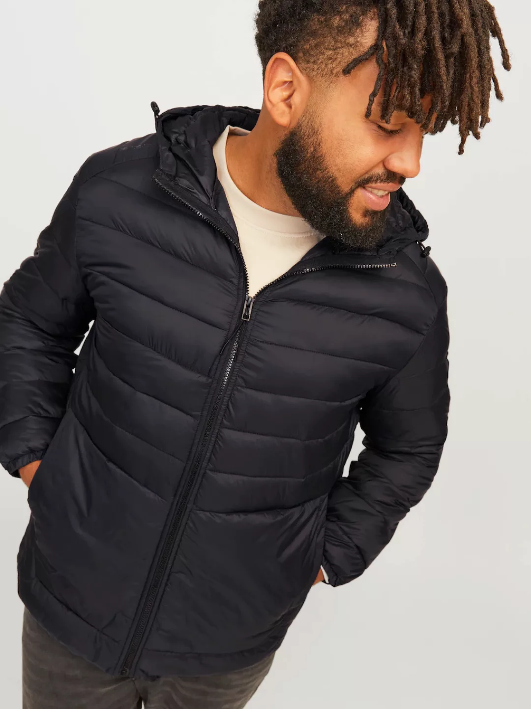 Jack & Jones PlusSize Steppjacke JJESPRINT PUFFER HOOD NOOS PLS günstig online kaufen