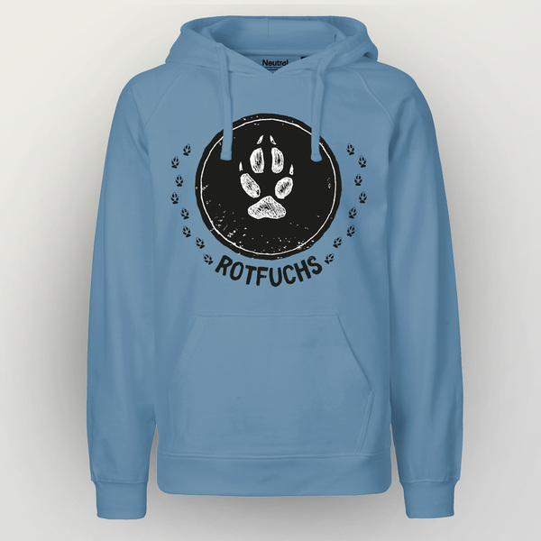 "Trittsiegel Rotfuchs" Männer Hoody Aus Reiner Biobaumwolle (Kba) günstig online kaufen