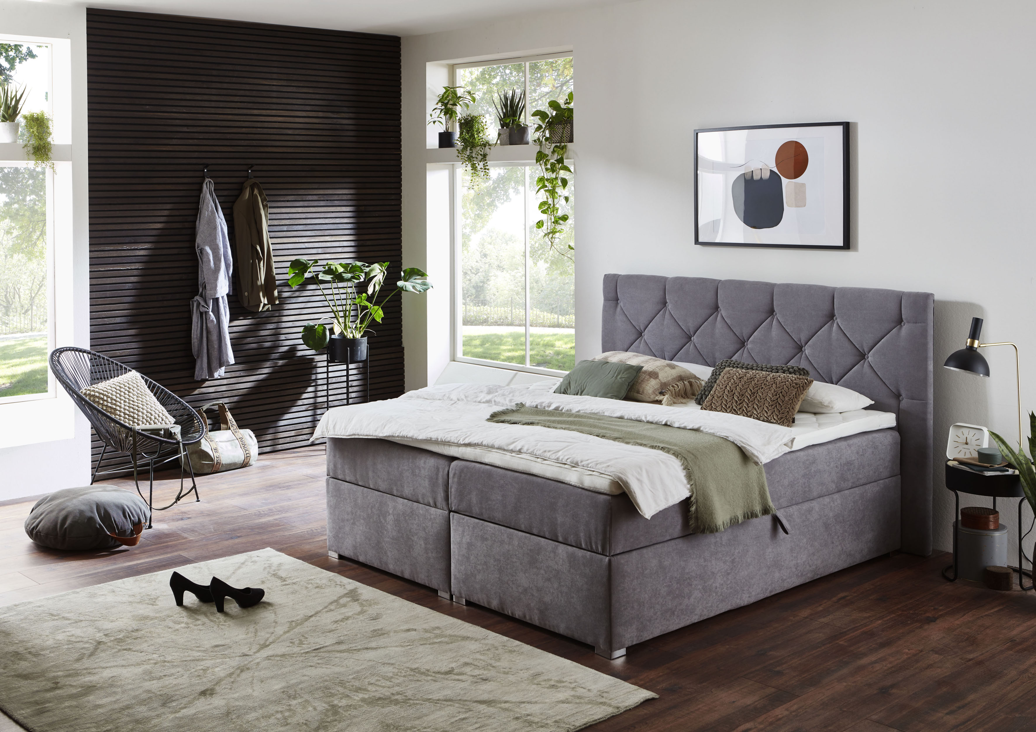 ATLANTIC home collection Boxbett "Meike", mit XXL-Bettkasten und Topper günstig online kaufen