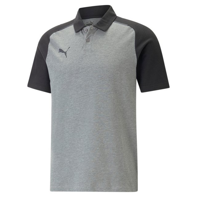 PUMA Poloshirt teamCUP Casuals Polo MEDIUM GRAY HEATHER günstig online kaufen