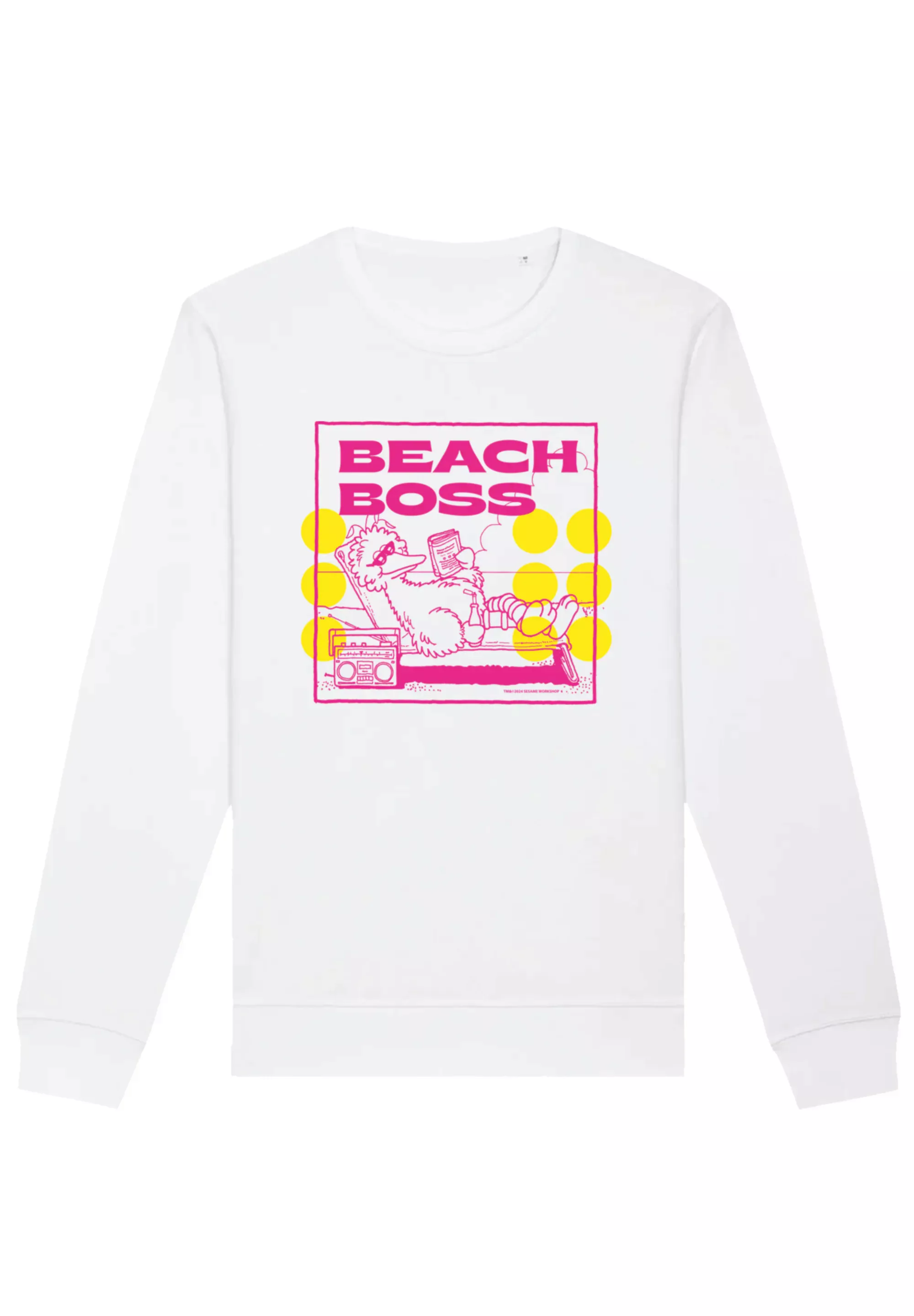 F4NT4STIC Sweatshirt "Sesamstraße Bibo Beach Boss", Premium Qualität,Nostal günstig online kaufen