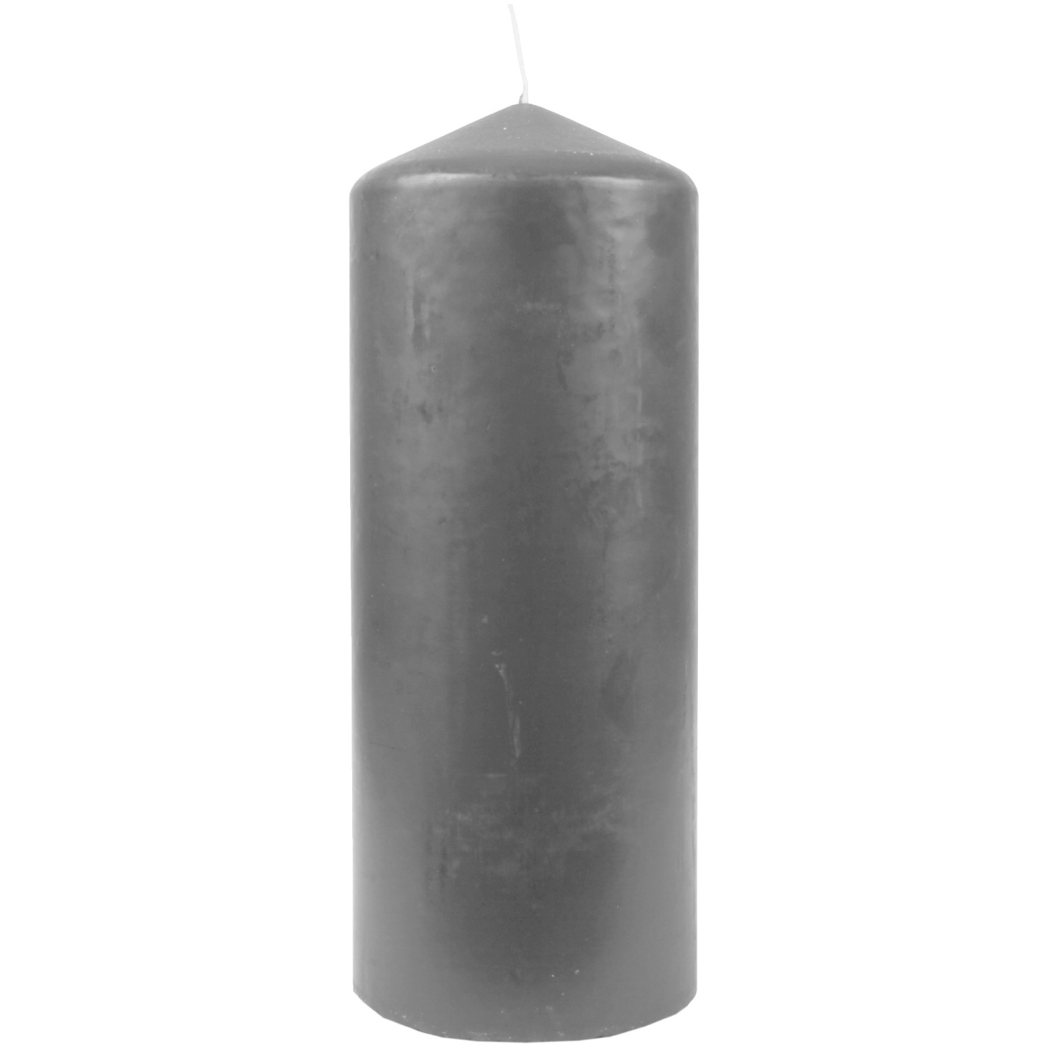 HS Candle Stumpenkerzen Ø6cm Grau günstig online kaufen