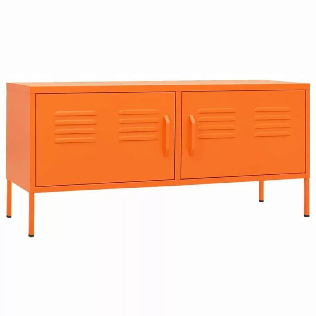 furnicato TV-Schrank Orange 105x35x50 cm Stahl (1-St) günstig online kaufen