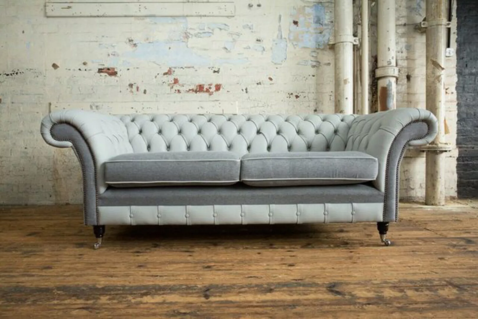 JVmoebel Chesterfield-Sofa Chesterfield Sofa 3 Sitzer Couchen Wohnzimmer De günstig online kaufen