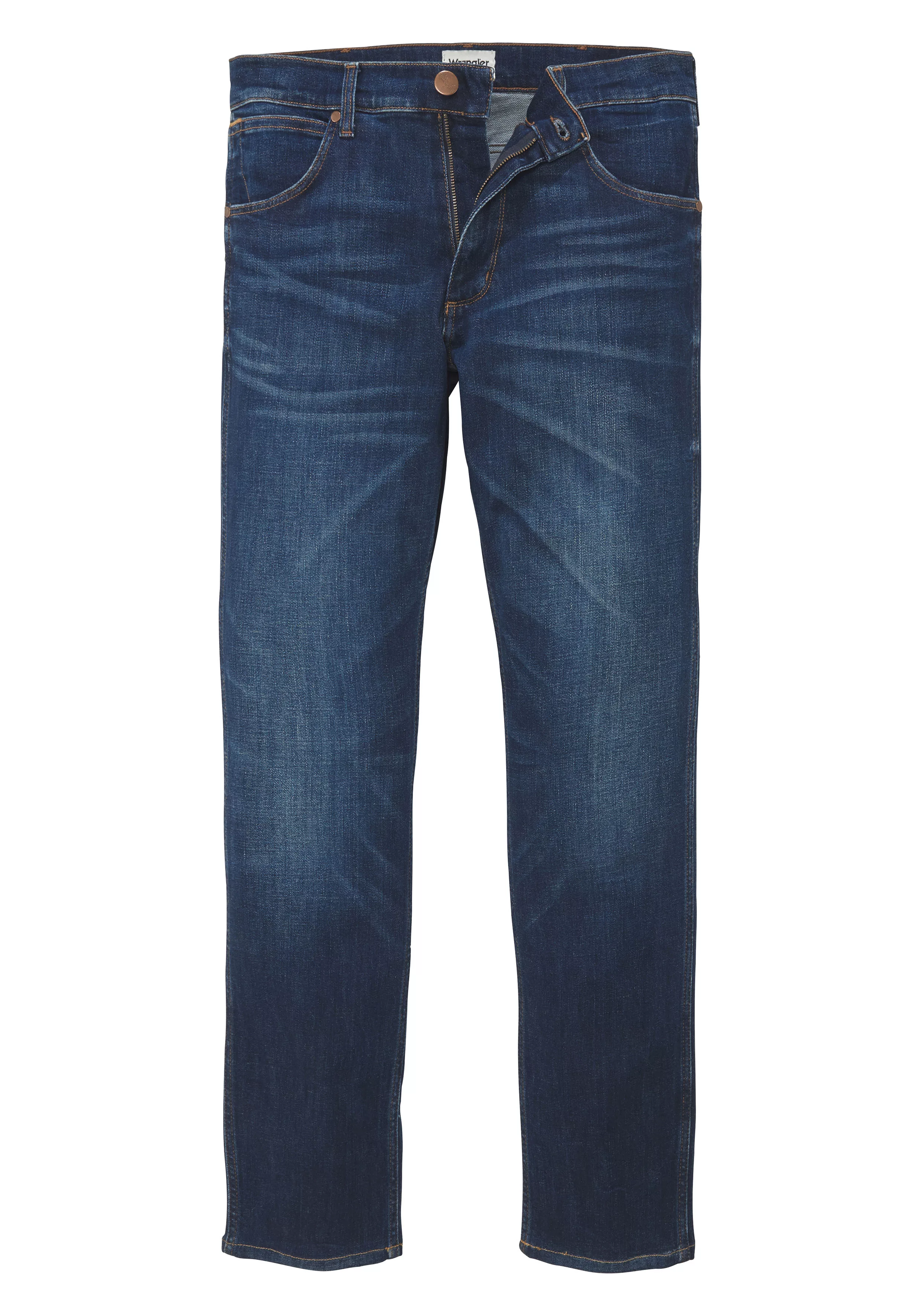 Wrangler Herren Jeans Greensboro - Regular Fit - Blau - For Real günstig online kaufen