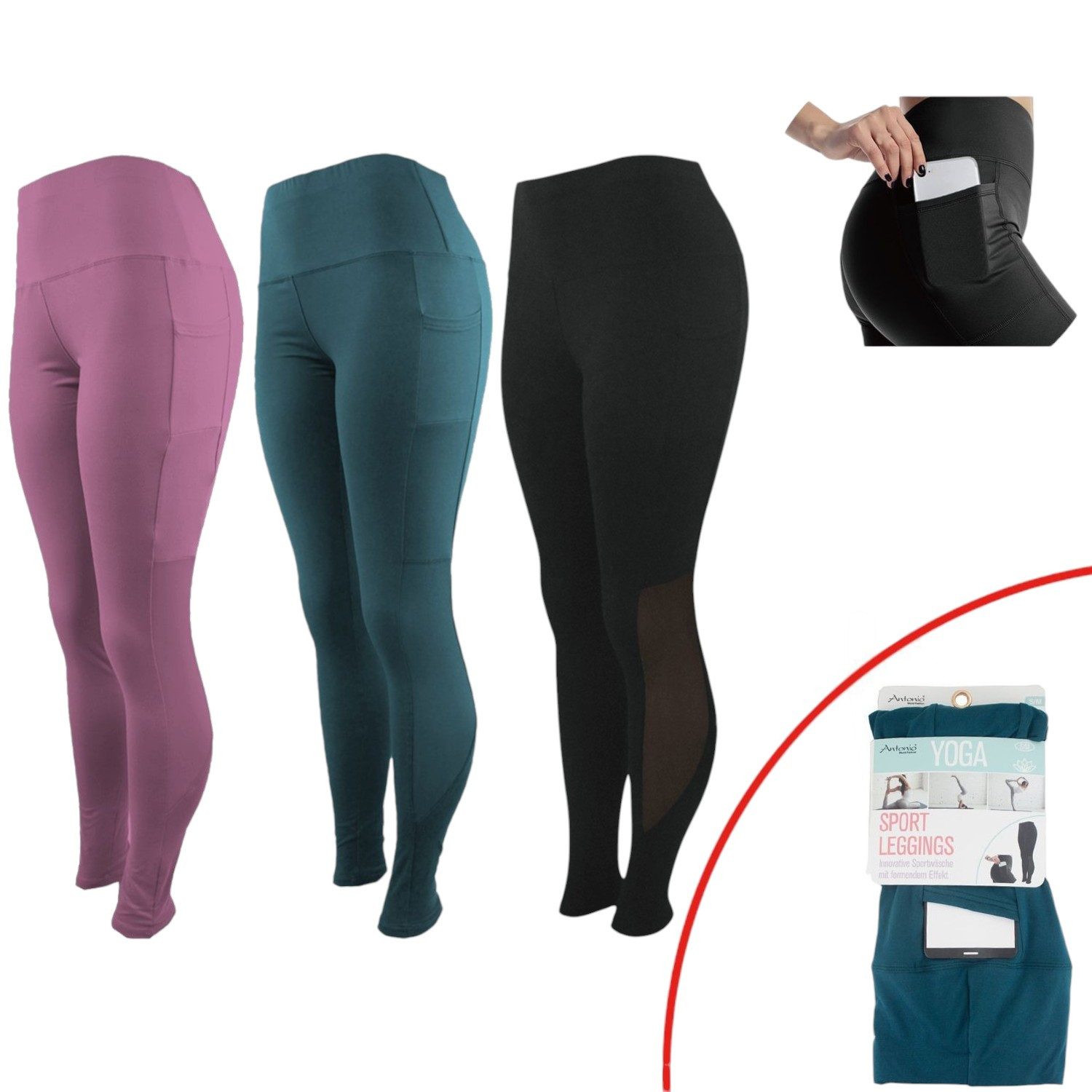 Antonio Yogaleggings Yoga Hose Damen » günstig online kaufen