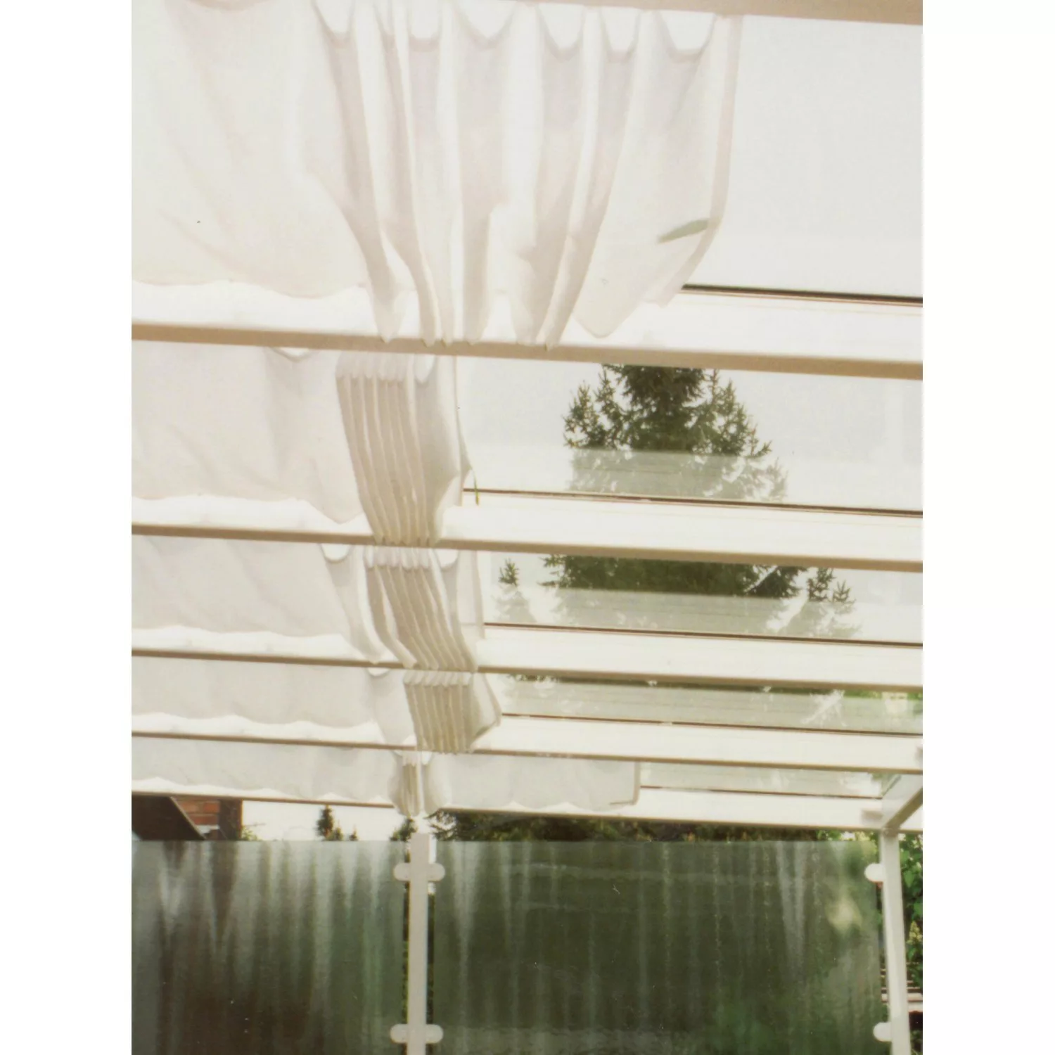 Floracord Vierecksonnensegel Weiß 330 cm x 91 cm günstig online kaufen