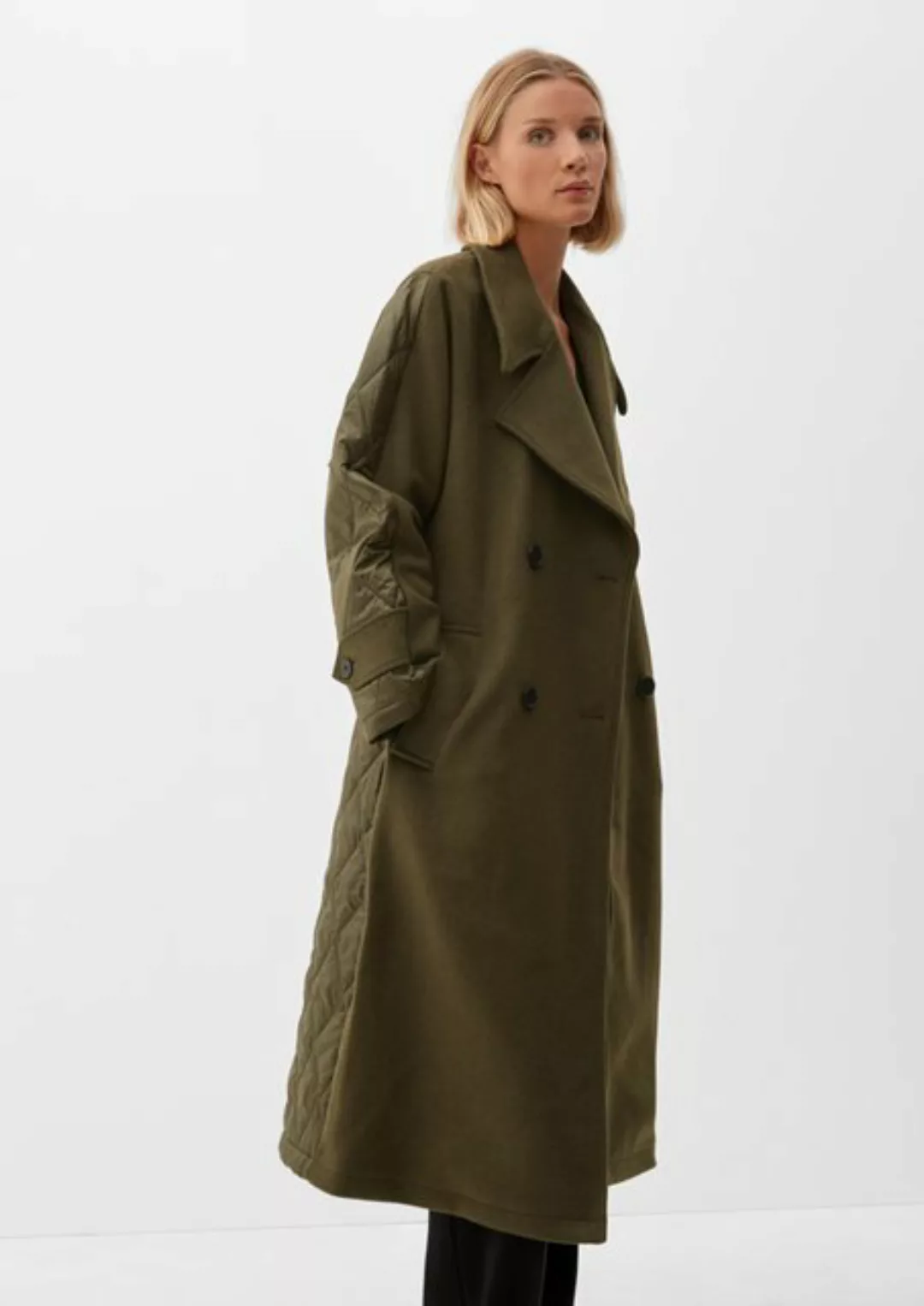 s.Oliver Funktionsmantel Trenchcoat im Fabricmix günstig online kaufen