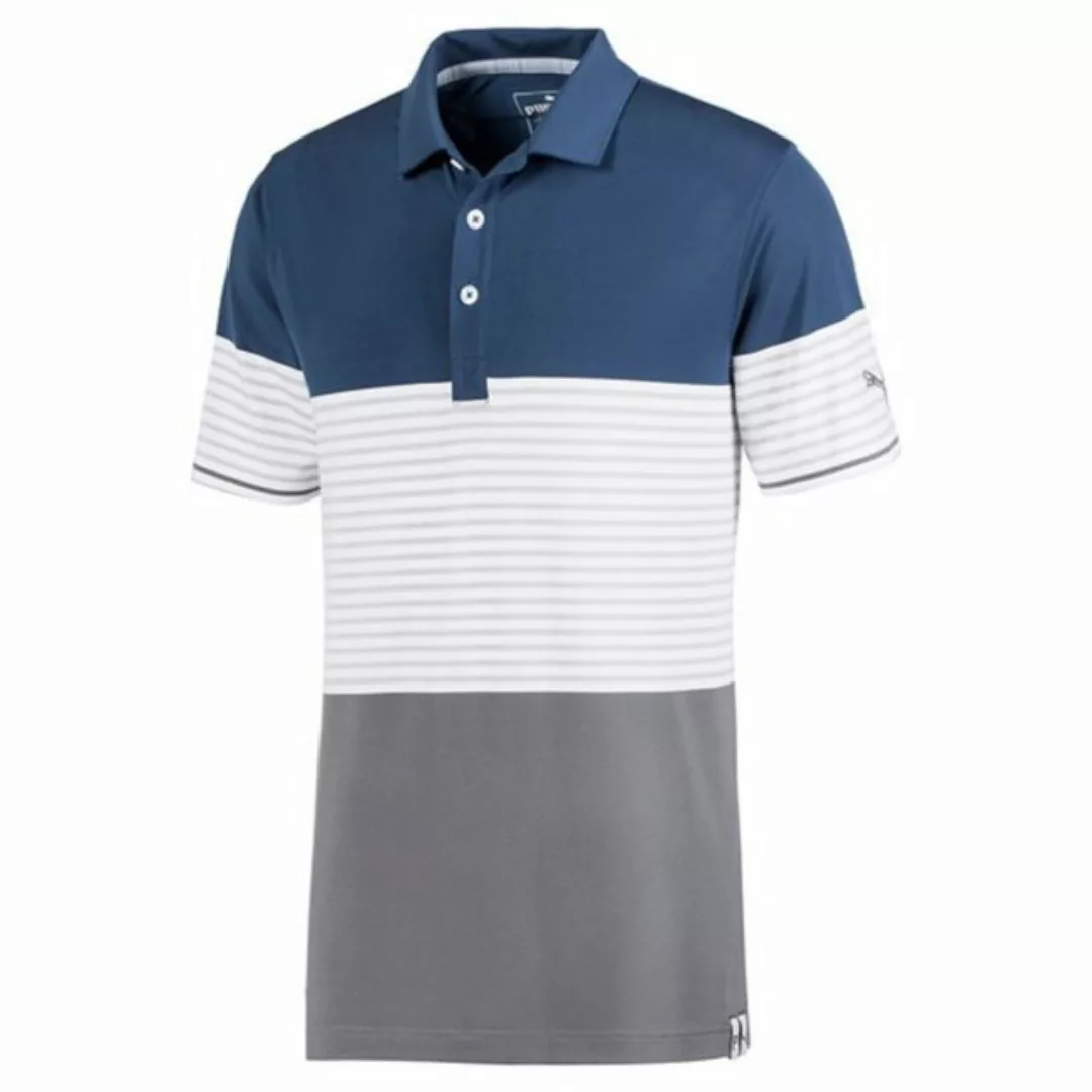 PUMA Poloshirt Puma Polo Cloudspun Taylor Navy/Weiß/Grau Herren M günstig online kaufen