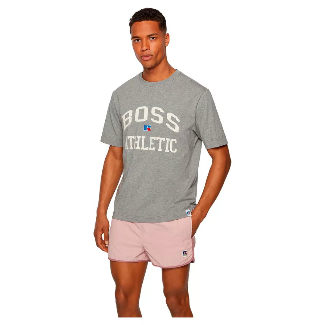 Boss Ra Kurzarm T-shirt S Grey günstig online kaufen
