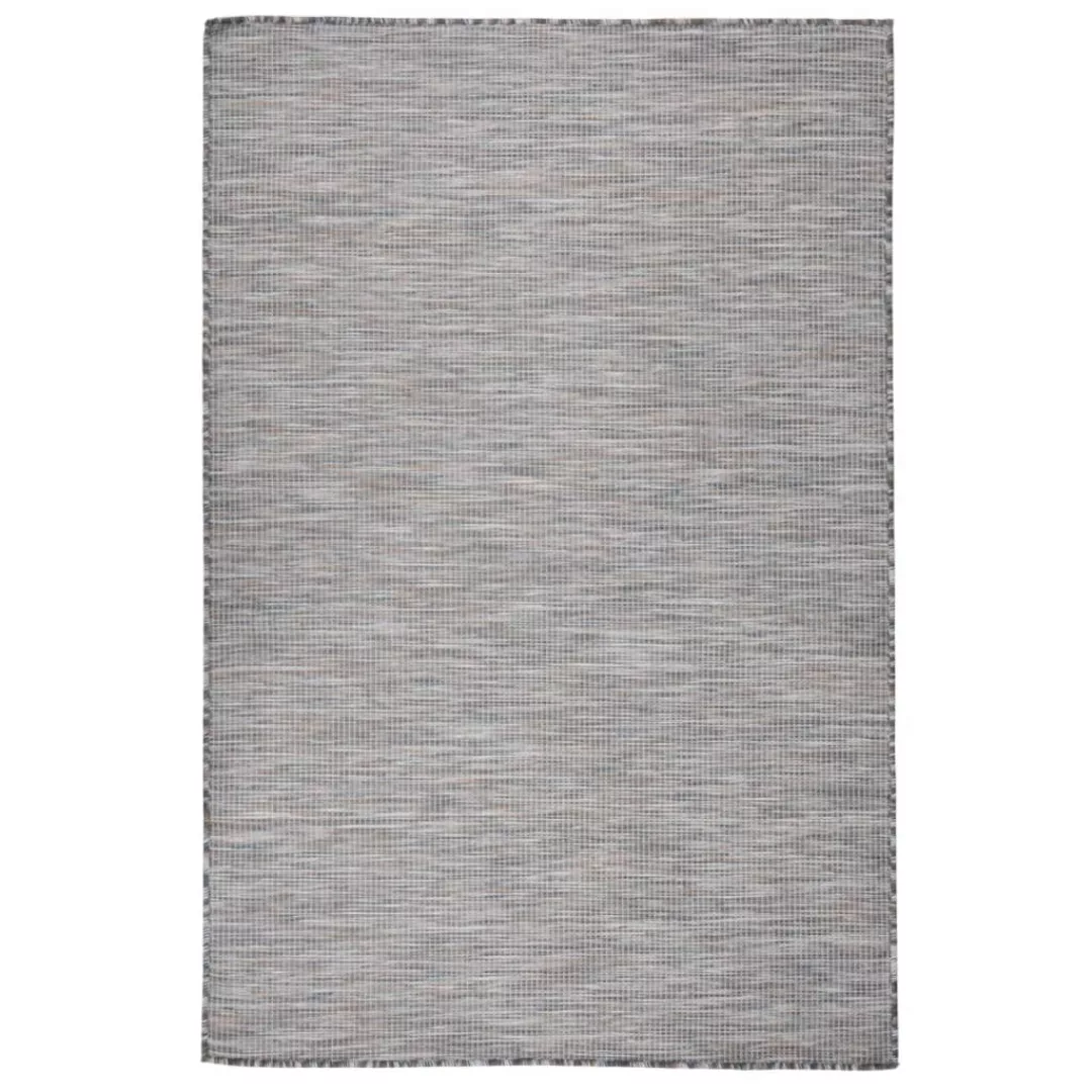 Vidaxl Outdoor-teppich Flachgewebe 120x170 Cm Braun Und Schwarz günstig online kaufen
