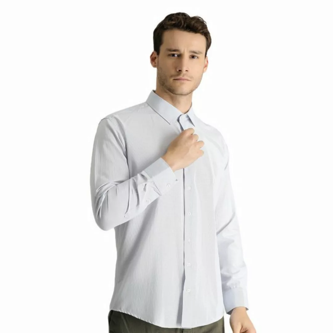 KIGILI Langarmhemd Herrenhemd Langarmhemd für Businessmänner, Geschenk für günstig online kaufen