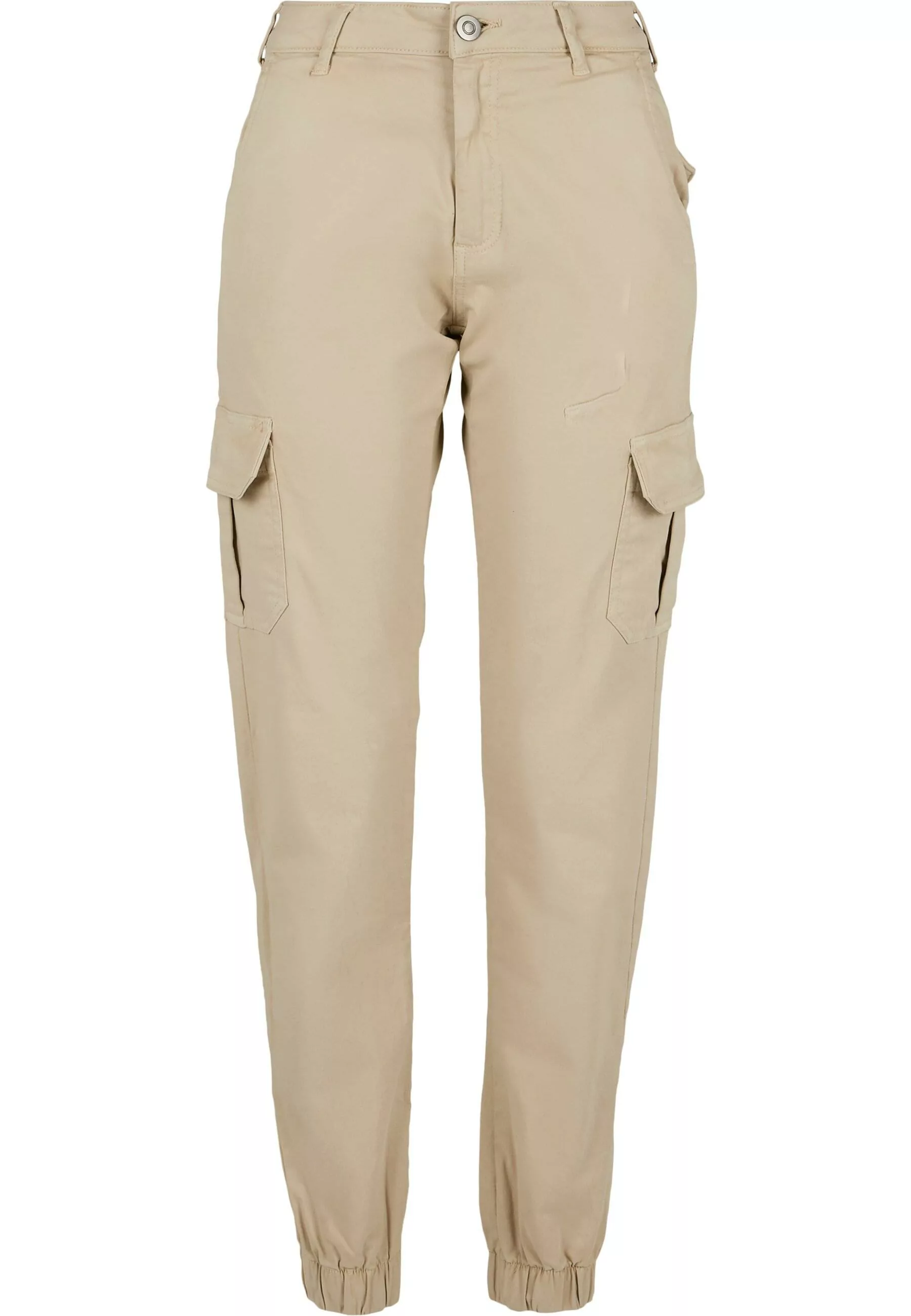 URBAN CLASSICS Cargohose "Urban Classics Damen Ladies High Waist Cargo Pant günstig online kaufen