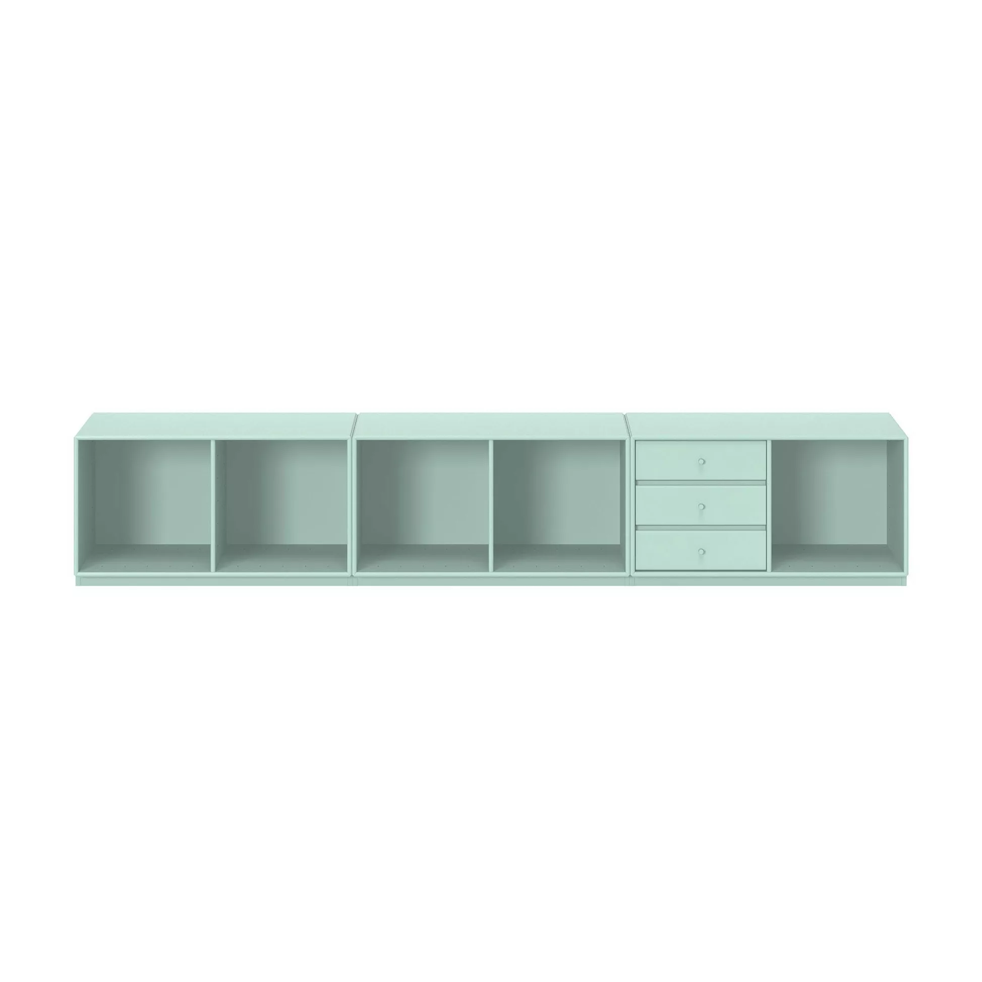 Montana - Rest Sideboard mit Schubladen H 38,4cm - caribe 143/lackiert/BxHx günstig online kaufen