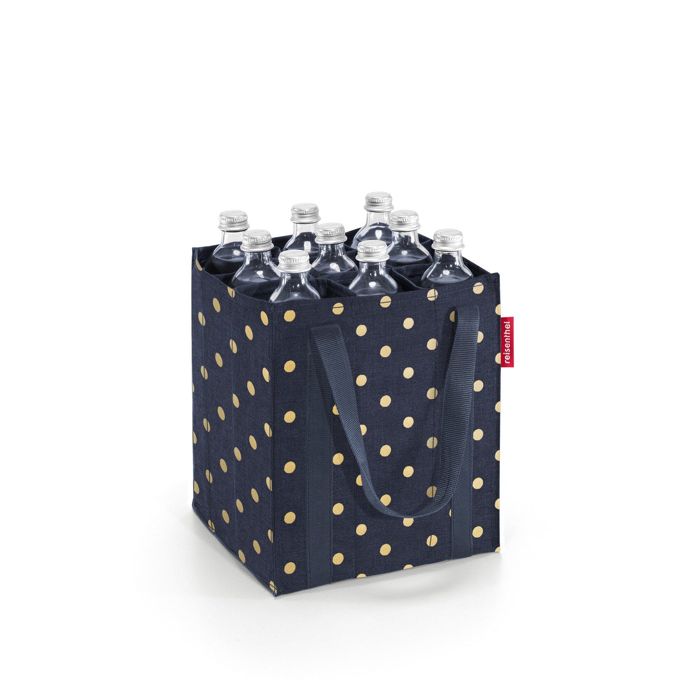 REISENTHEL® Tragetasche bottlebag metallic dots blue, günstig online kaufen