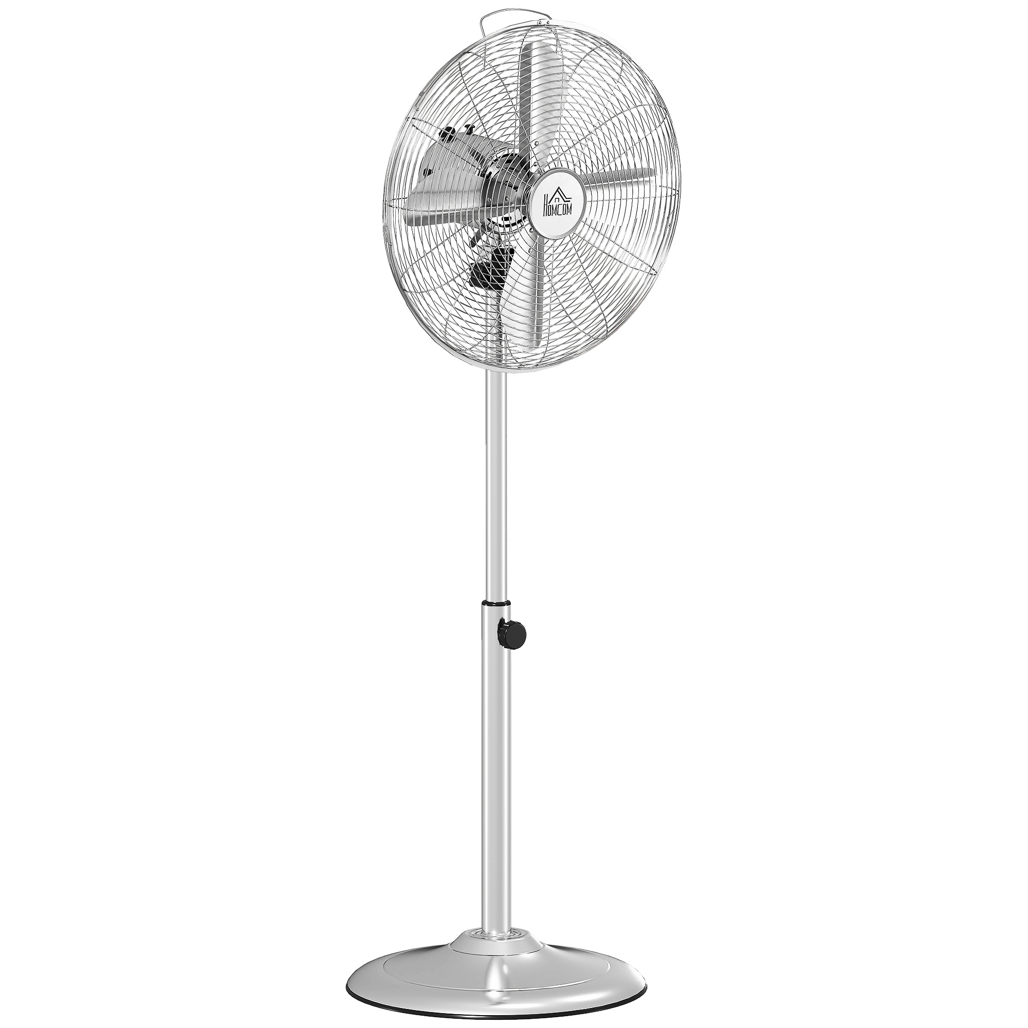 HOMCOM Standventilator 120cm höhenverstellbar 3 Geschwindigkeitsstufen vers günstig online kaufen